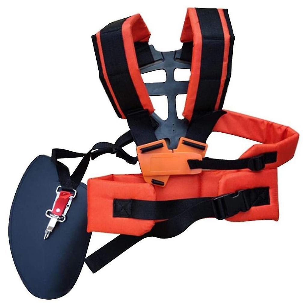 Double Shoulder compatible W Shape Harness Strap Comcompatiblet Labor Saving Strimmer Padded B-F