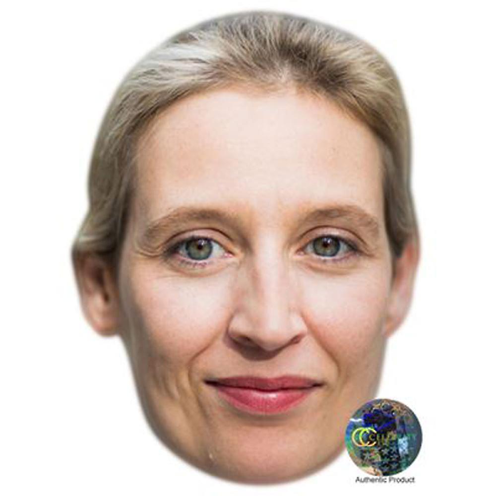 Alice Weidel Big Head. Larger than life mask.