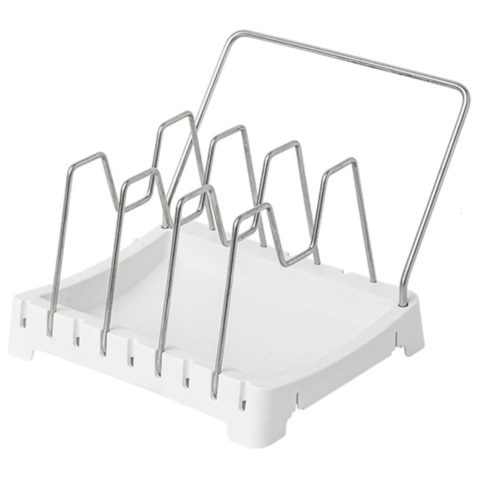 Adjustable Spoon Rest And Pot Lid Holder Stainless Steel Rack Shelf Stand Holder Utensil Rest