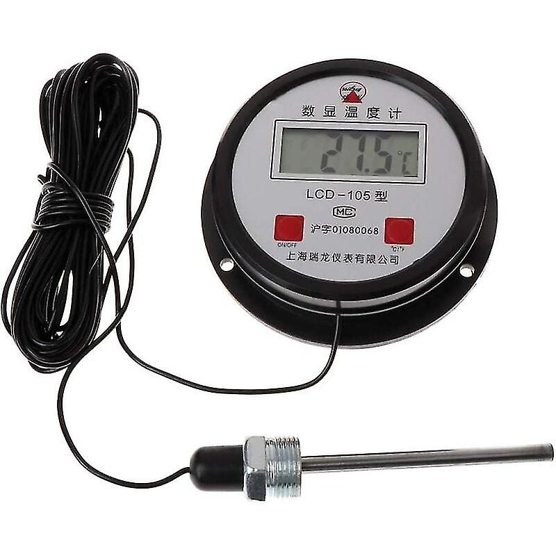 High Temperature Industrial Digital Thermometer With 10m Probe