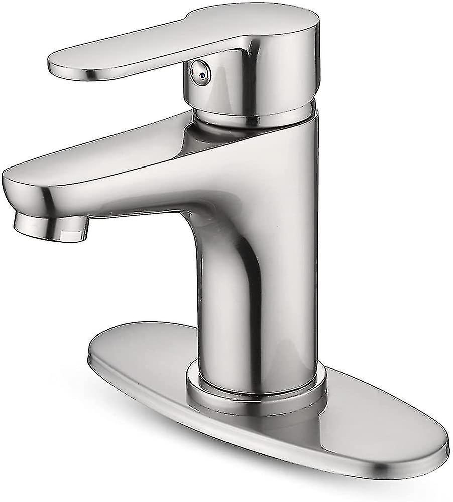 Black Bathroom Faucet Is Easy To Diy, With Optional Deck Plate. 4-inch