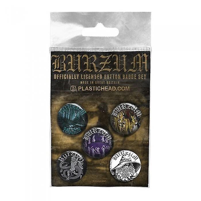 Burzum Logo Badge Set (Pack of 5)