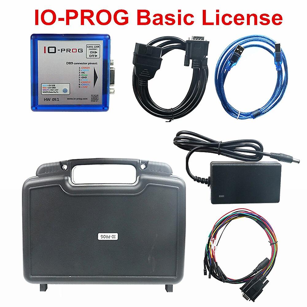Professional Io-prog Ecu Programmer Basic/full License Upgrade Fault Codes Multi Tool I/o Terminal Io Prog Eeprom Memory Hw 09.1