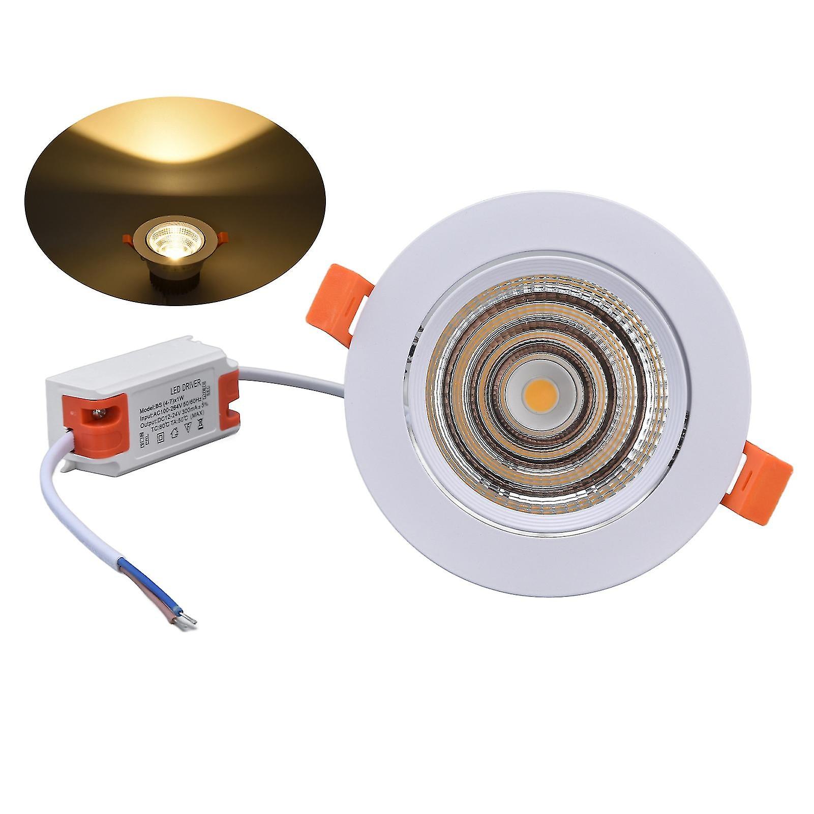 Led Embedded Spotlights Stable Light Good Heat Dissipation Anti Corrosion Easy To Install Led Downlight 100264v