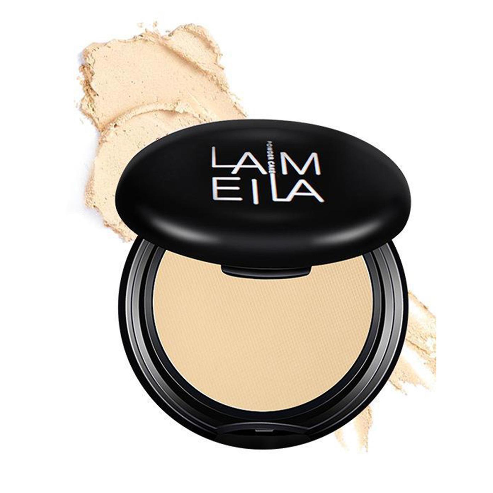 9.5g Waterproof Pressed Powder Sebum Absorbing Full Coverage Pressed Powder For Effective Brightening Concealing