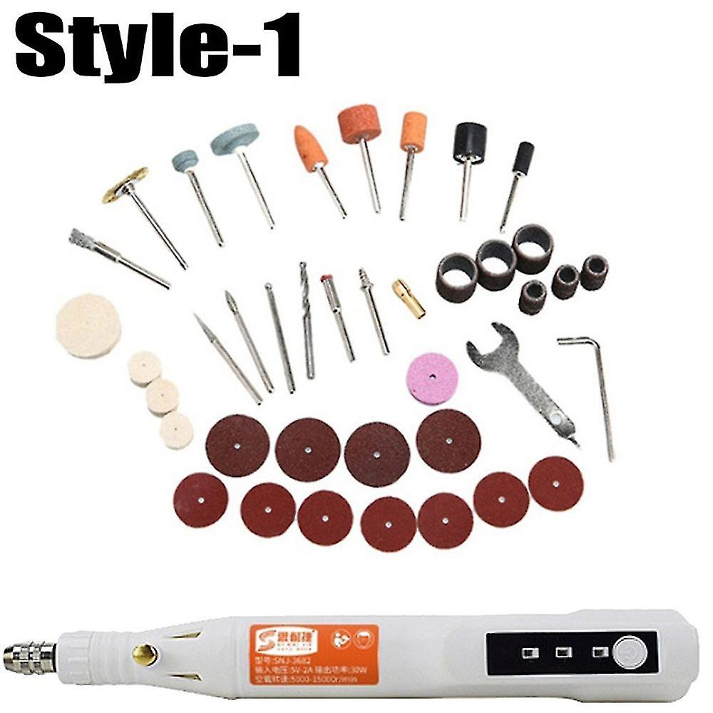 3-speed Adjustable Cordless Grinder Electric Drill Engrave Pen Cutting Polishing Drilling Rotary Too