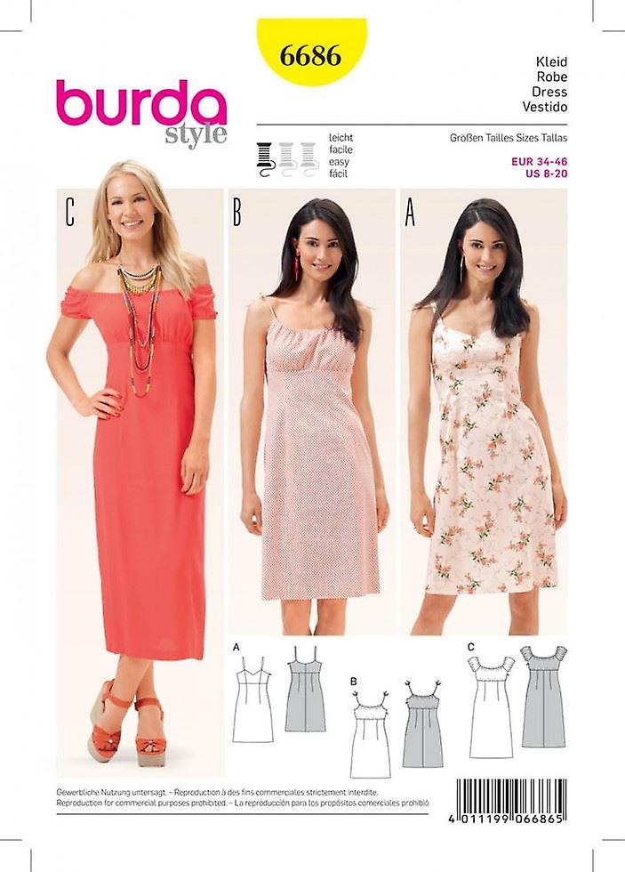 Burda Paper Sewing Pattern 6686