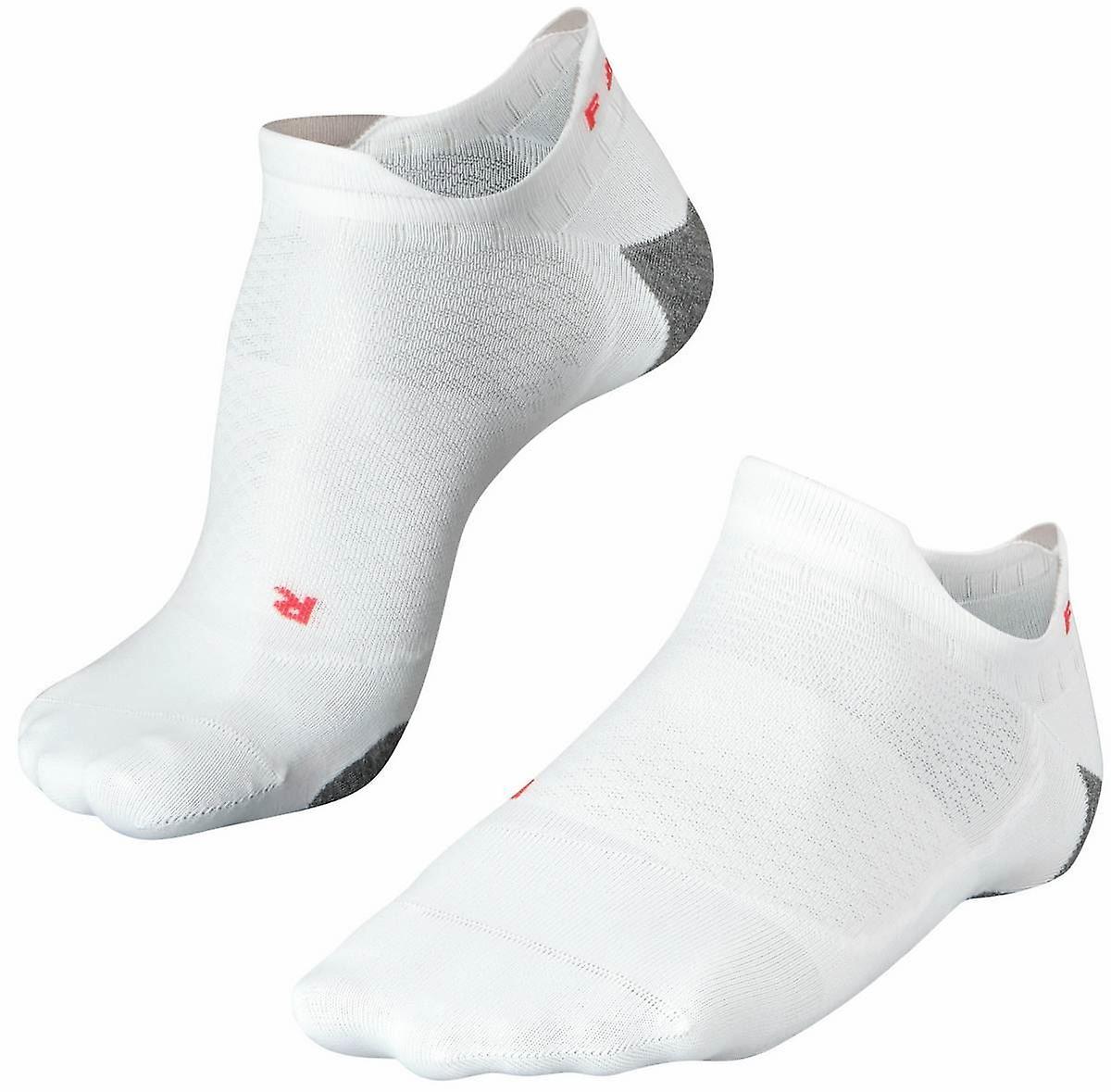 Falke Running 5 Invisible No Show Socks - White
