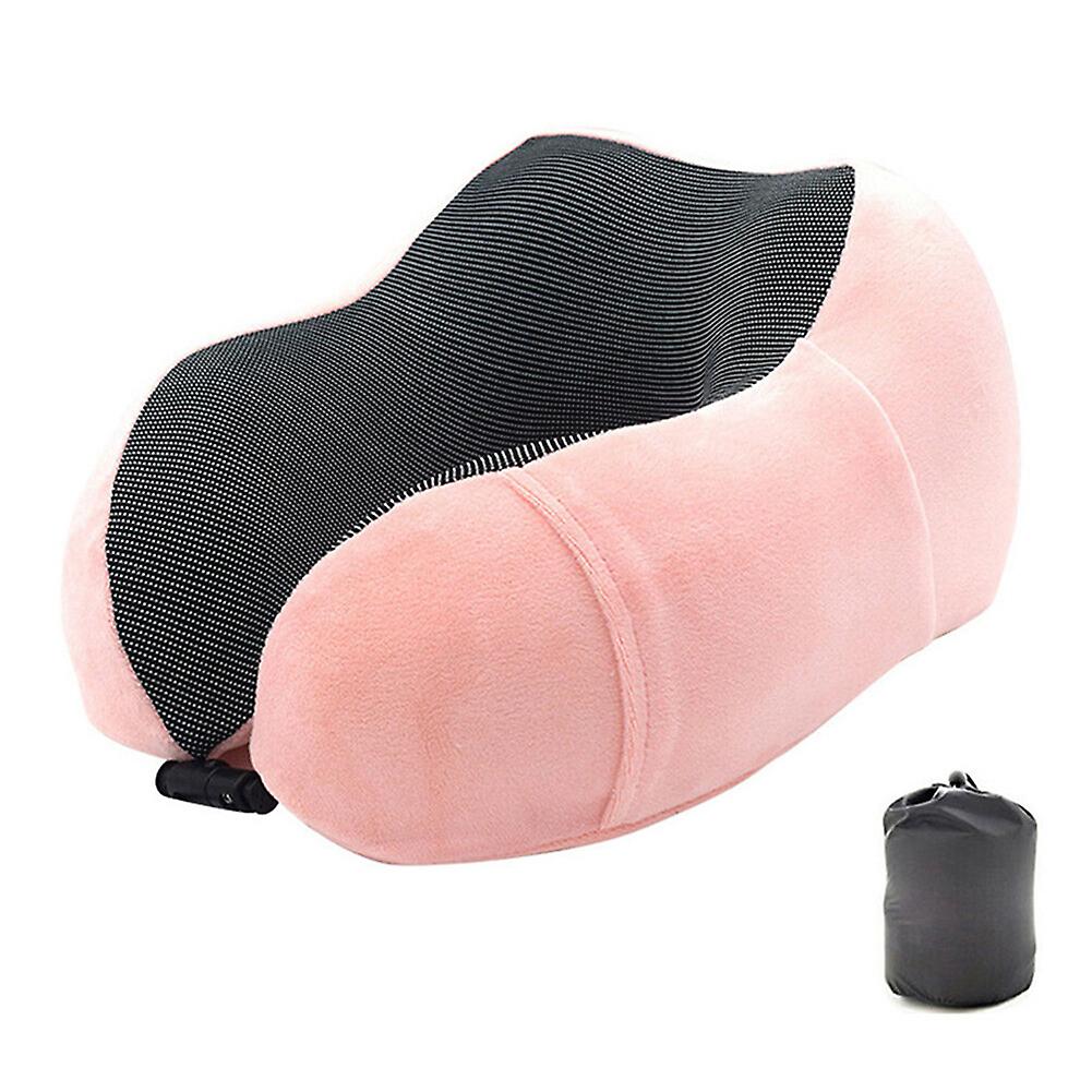 Travel Neck Pillow Memory Foam U-shaped Neck Support Headrest Travel Pillows New