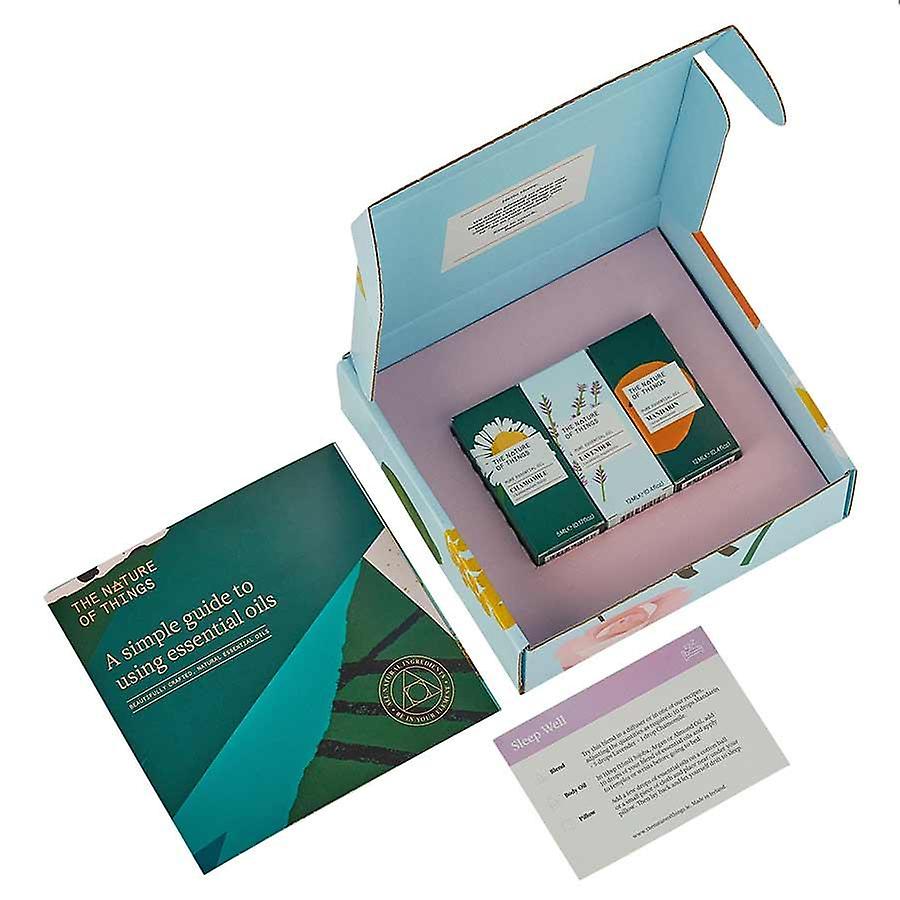 Sleep Well Gift Set - Lavender, Chamomile & Mandarin Oils