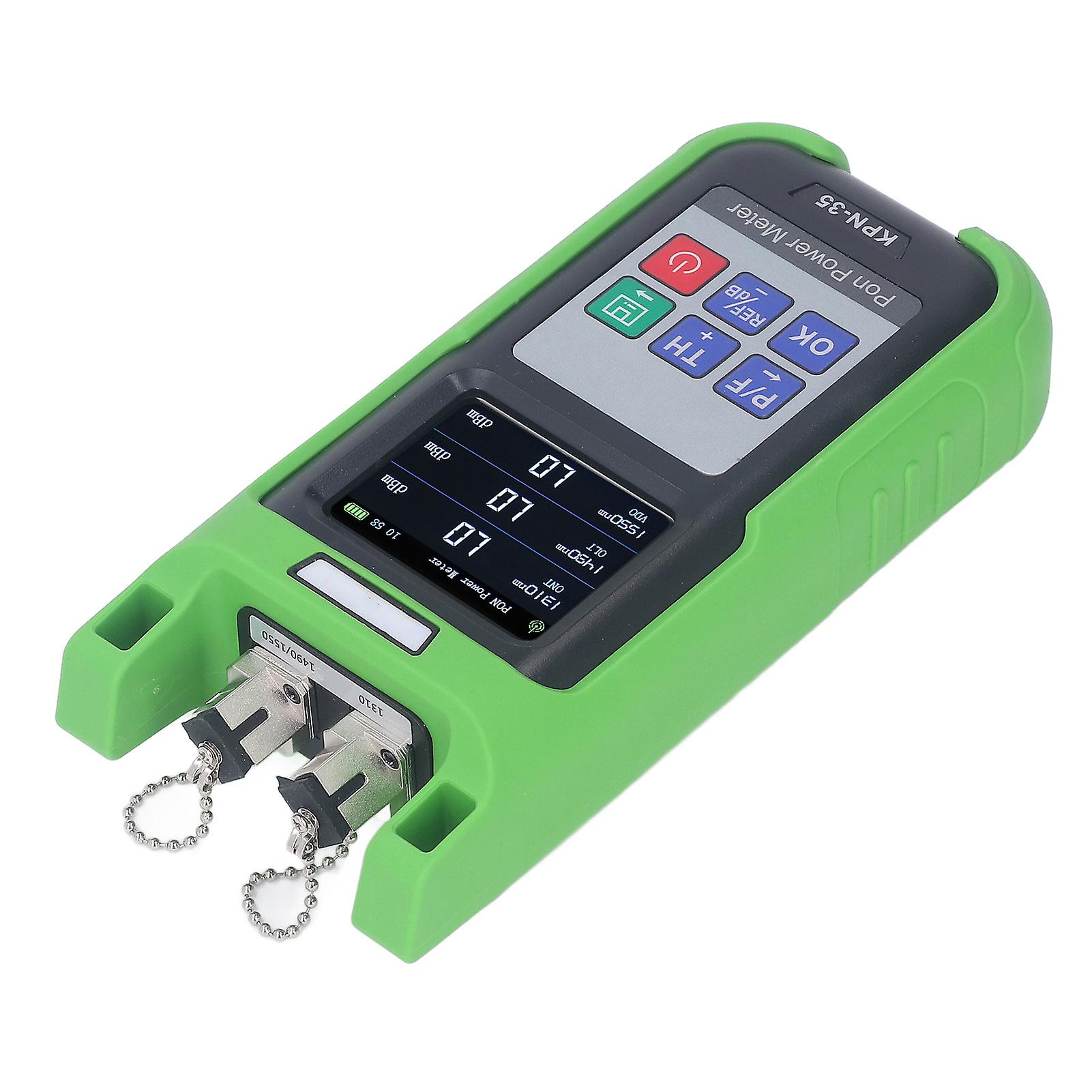 Optical Fiber Power Meter Handheld High Accuracy Mulit Function Fiber Optic Light Cable Tester with LED Display 