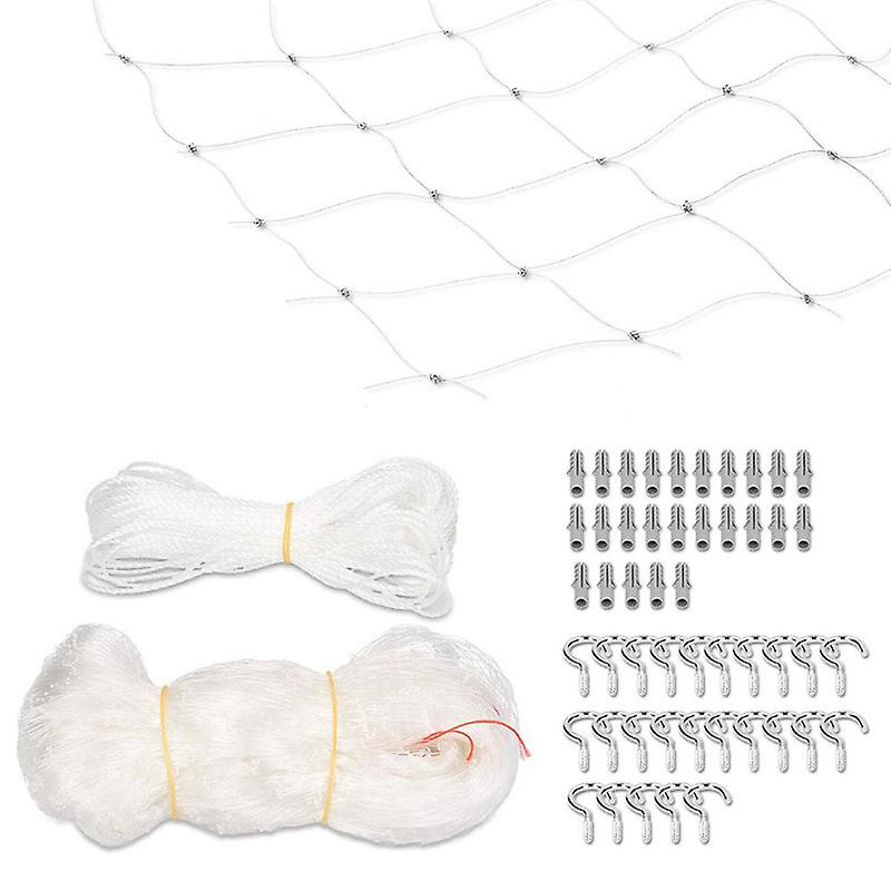 1Set Cat net balcony safety net protective cat net size 3 x 8 m (
diamond mesh)