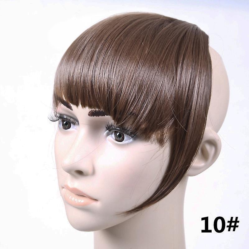 Clip in echten Echthaar Extensions Dicker Pony Fransen Haarteil 100% weiche Perücken