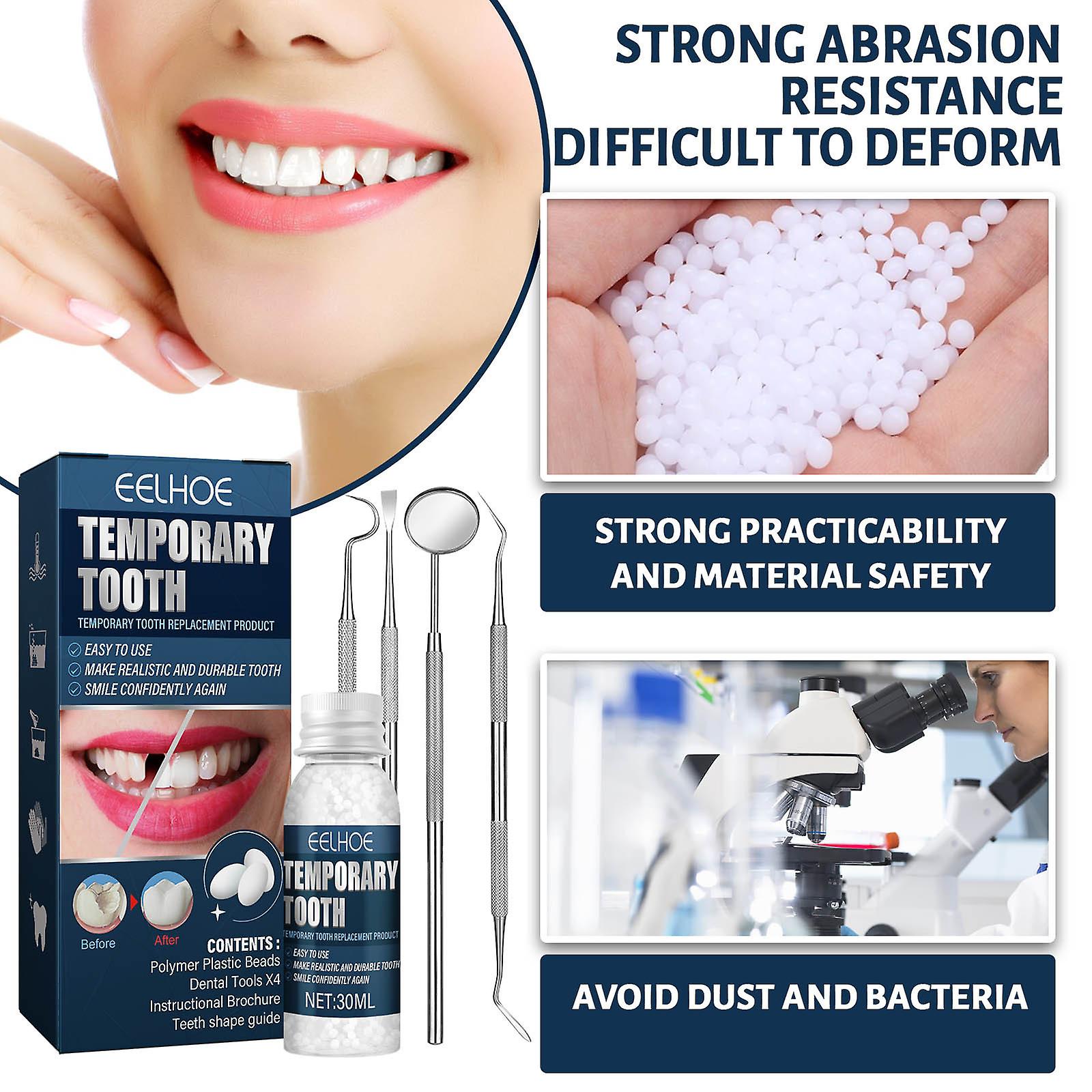 Moldable Tooth Filling False Teeth Temporary Repair Kit Solid Glue Denture