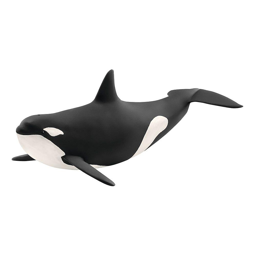 شكل لعبة الحوت القاتل للحياة البرية Schleich ، أسود / أبيض ، من 3 إلى 8 سنوات