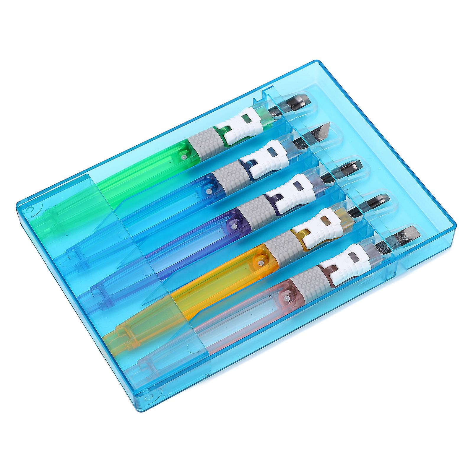 Woodworking carving chisel set Alloy steel blade, plastic handle