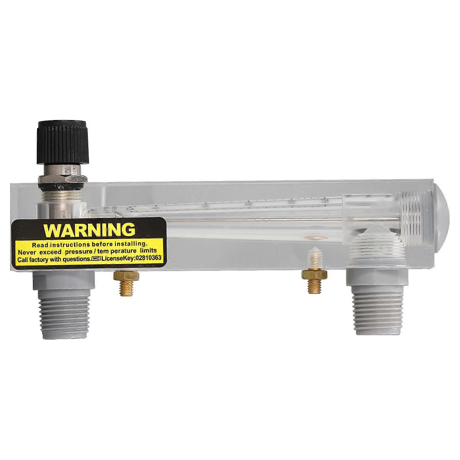 Panel Flowmeter Adjustment Large Measurement Range High Accuracy Transparent Acrylic Water Liquid Flow Meter