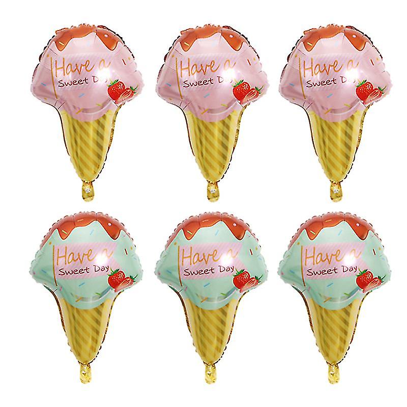 6pcs Ice Cream Balloon