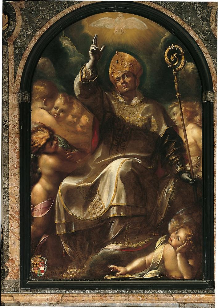 St Charles In Glory posteri