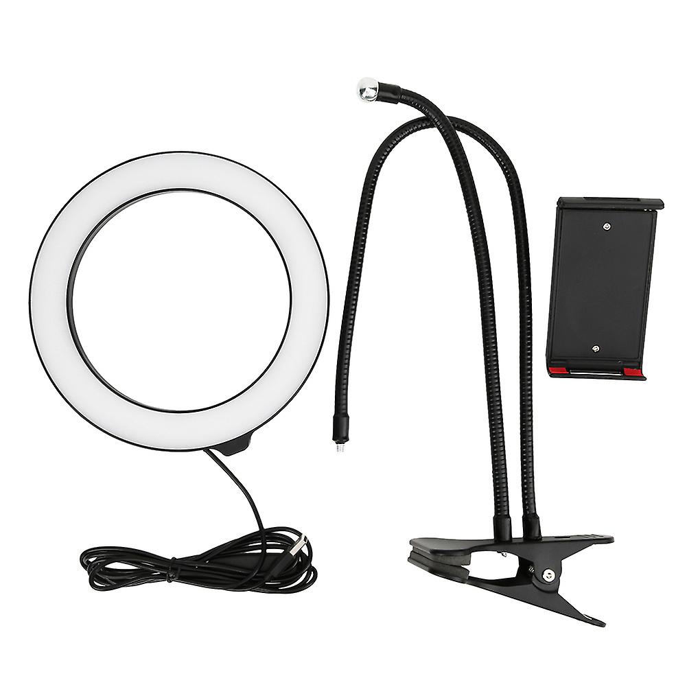 Universal Adjustable Selfie Ring Light Fill Lights with Support Bracket Phone Clip for Live Broadcast