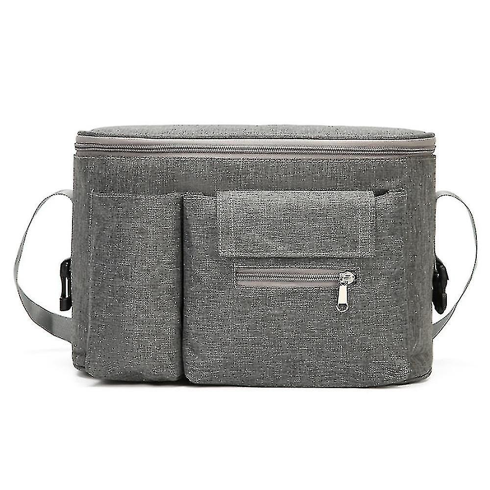 Universal stroller storage bag with large capacity, stroller storage bag with built-in waterproof an