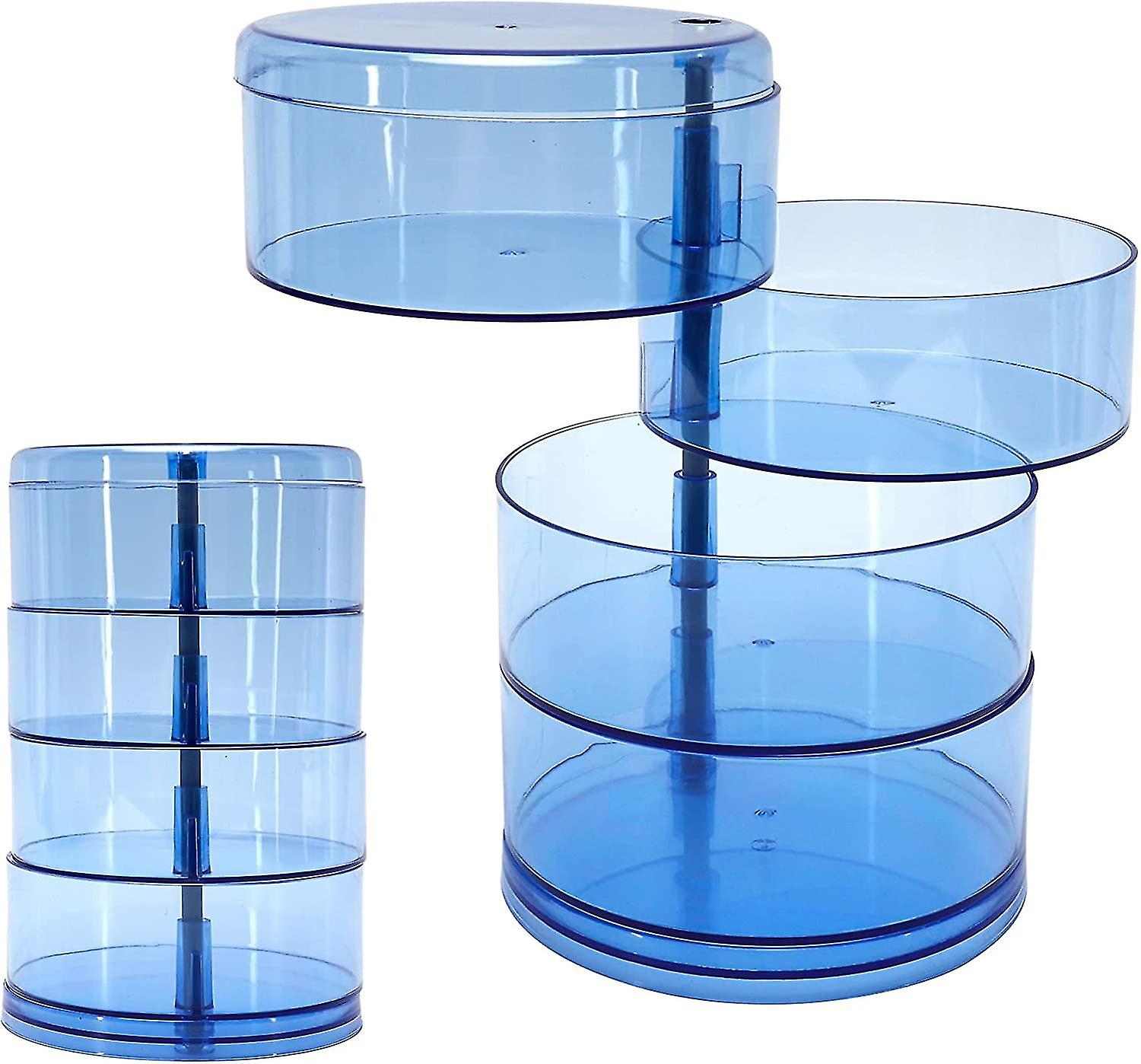 Ornaments Storage Revolving MultiLayer Jewelry Plastic Sorting Box