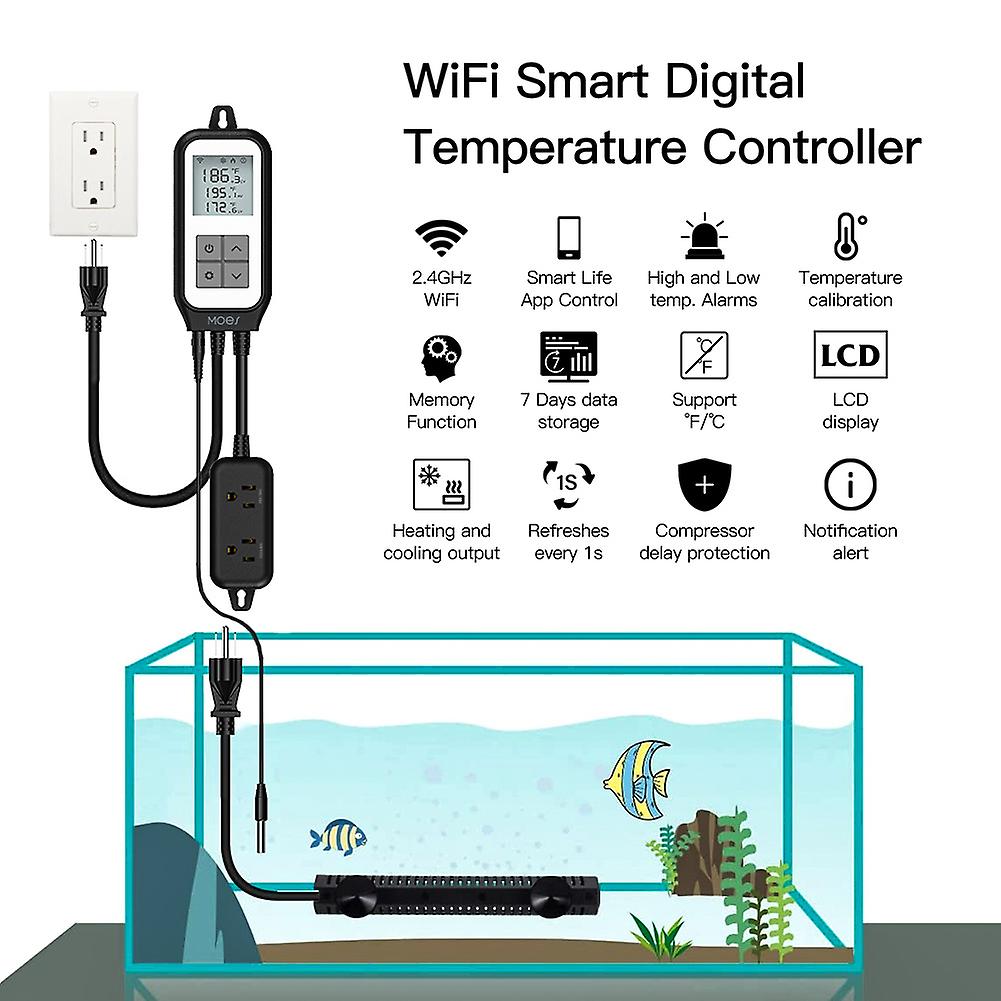 Smart WiFi Hygrometer Socket Thermostat Chamber Temperature Humidity Controller