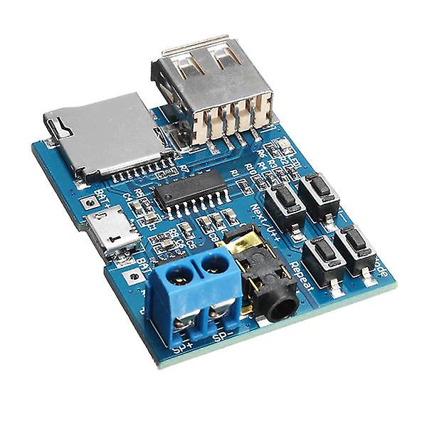 10Pcs Mp3 Lossless Decoder Board With Power Amplifier Module Tf Card Decoding Player