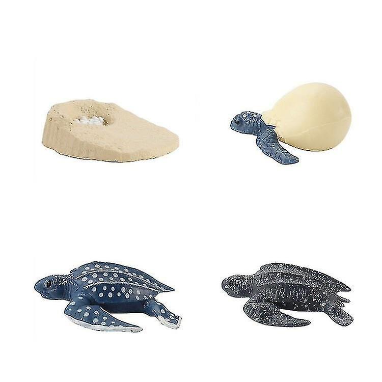 Leatherback Turtle Miniature Figurines Model Creatures Toy Figurines Set
