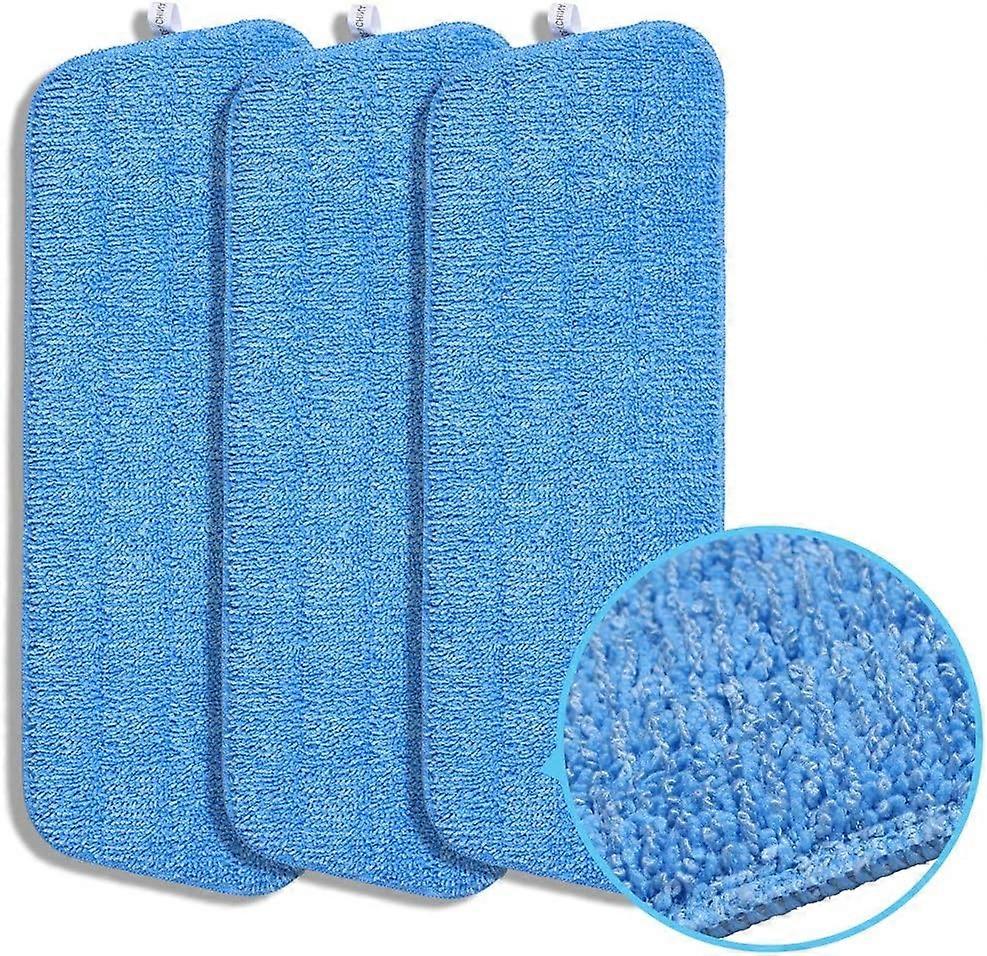Ttes de rechange de vadrouille par pulvrisation en microfibre pour vadrouilles sches humides Ttes de rechange plates Rutilisables Tampons de vadrouille rutilisables compatibles avec le systme dentretien des sols Bona (vert)