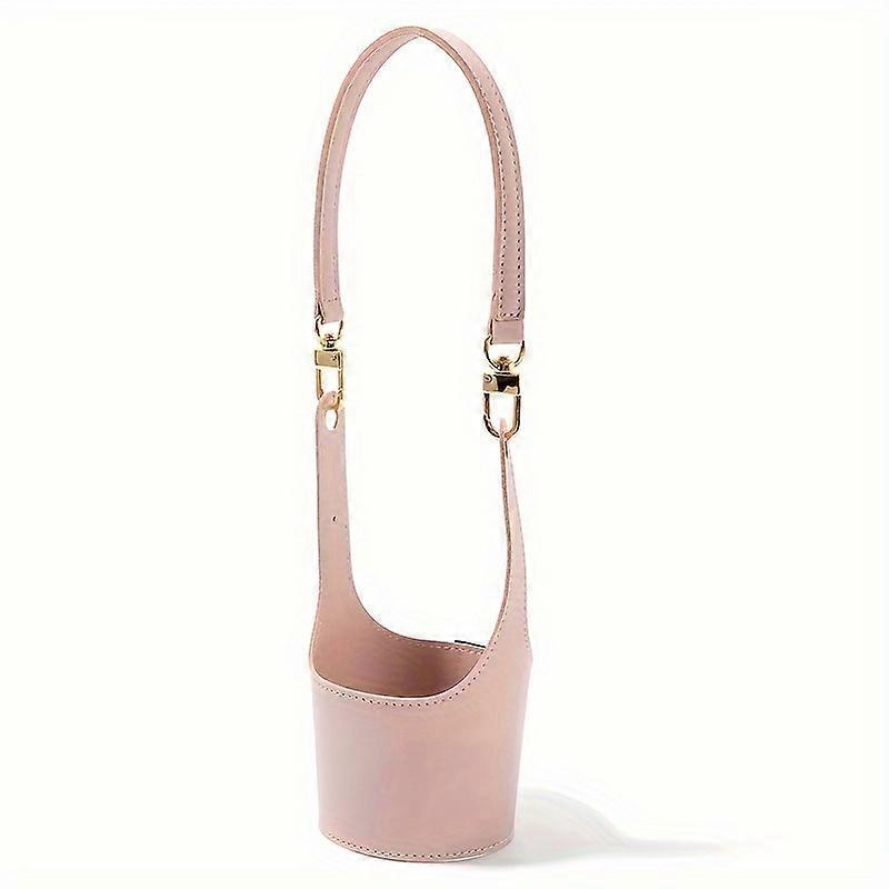 Manchon en cuir PU, porte-gobelet, manchon isolant de tasse à thé au lait portable