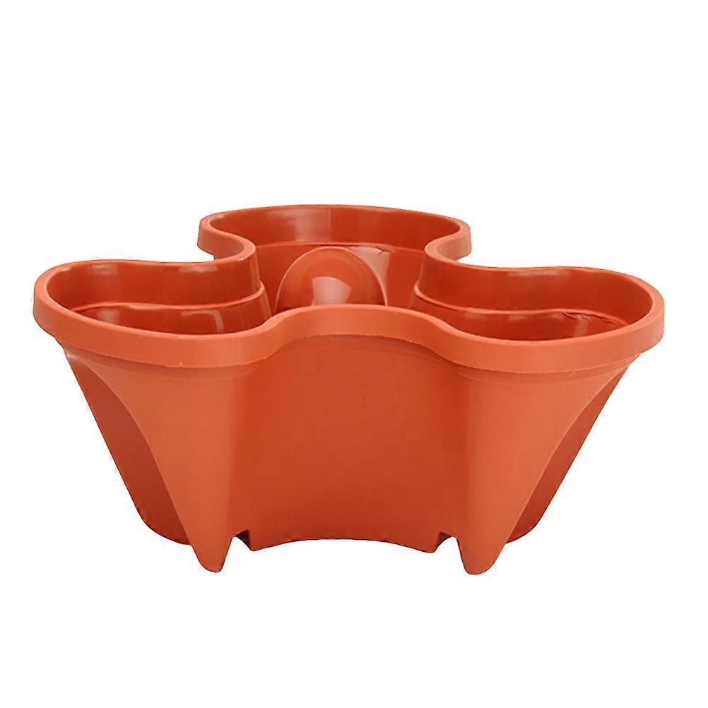 Superimposed 3D Flower Pot Multi Layer Strawberry Basin Plastic Planter