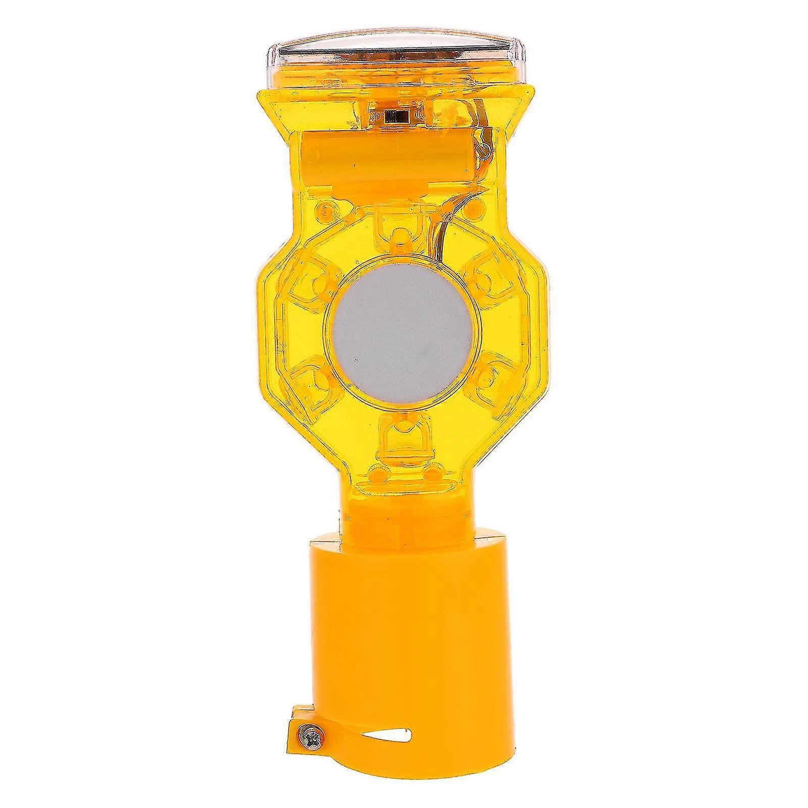 Solar Strobe Traffic Flashing Light Dual Sides Rainproof Emergency Beacon Light