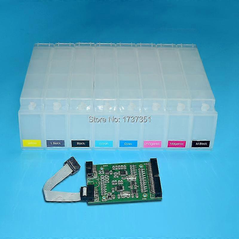 hg 800ml for HP91 Refillable Ink Cartridge With Chip Decoder For HP 91 for HP Designjet Z6100 Printer