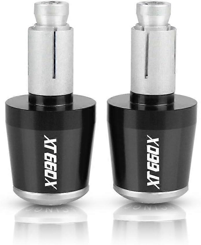 Motorcycle Handlebar Grips Motorcycle 7/8" 22mm Handlebar Grips End Handle Bar Cap End Plug for YAMAHA XT660X XT660 X XT 660 X 2004-2017 2016 2015 201