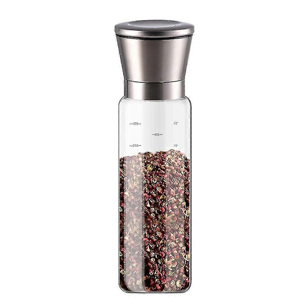 Salt Og Pepper Grinder Påfyllbart rustfritt stål Salt
