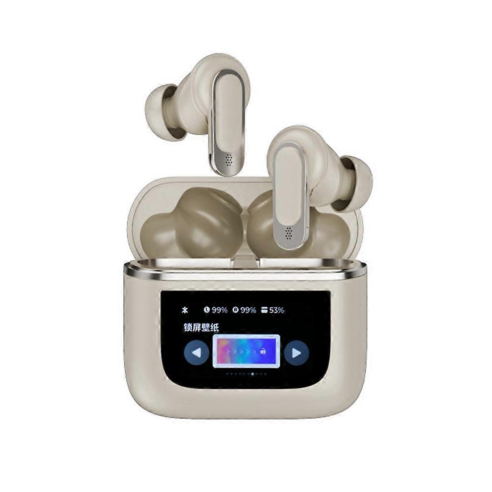V8 Wireless In-Ear Headphones Earbuds ANC Noise Cancelling Headphone in Ear Touch Screen Controls H