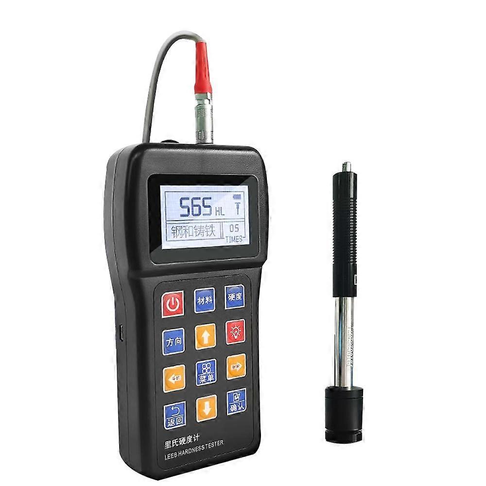 Digital Leeb Hardness Tester Durometer Metal Steel Hardness Gauge Meter Portable js