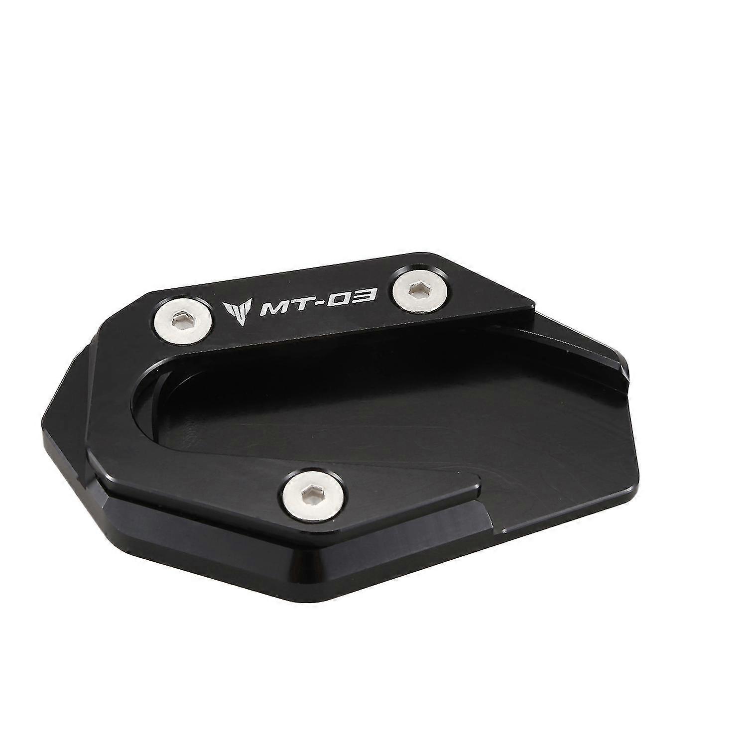 Mt03 MT-03 için 2015-2018 Mavi ve Siyah Motosiklet Alüminyum Yan Standı R3 için Büyütücü Uzatma Plakası