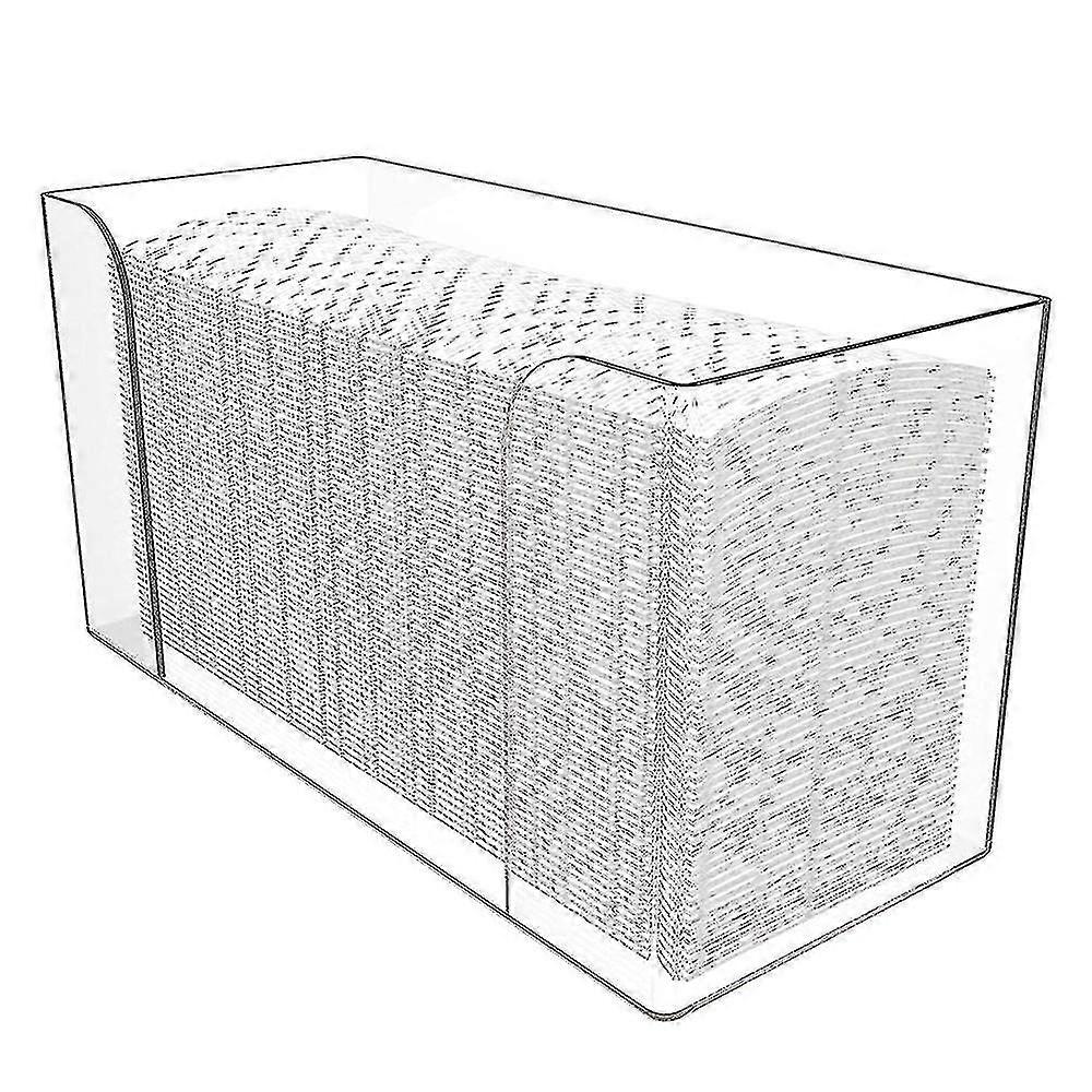 Countertop Paper Towel Dispenser,clear Guest Towel Napkin Holder, Suitable For Z-fold, C-fold Or Mu