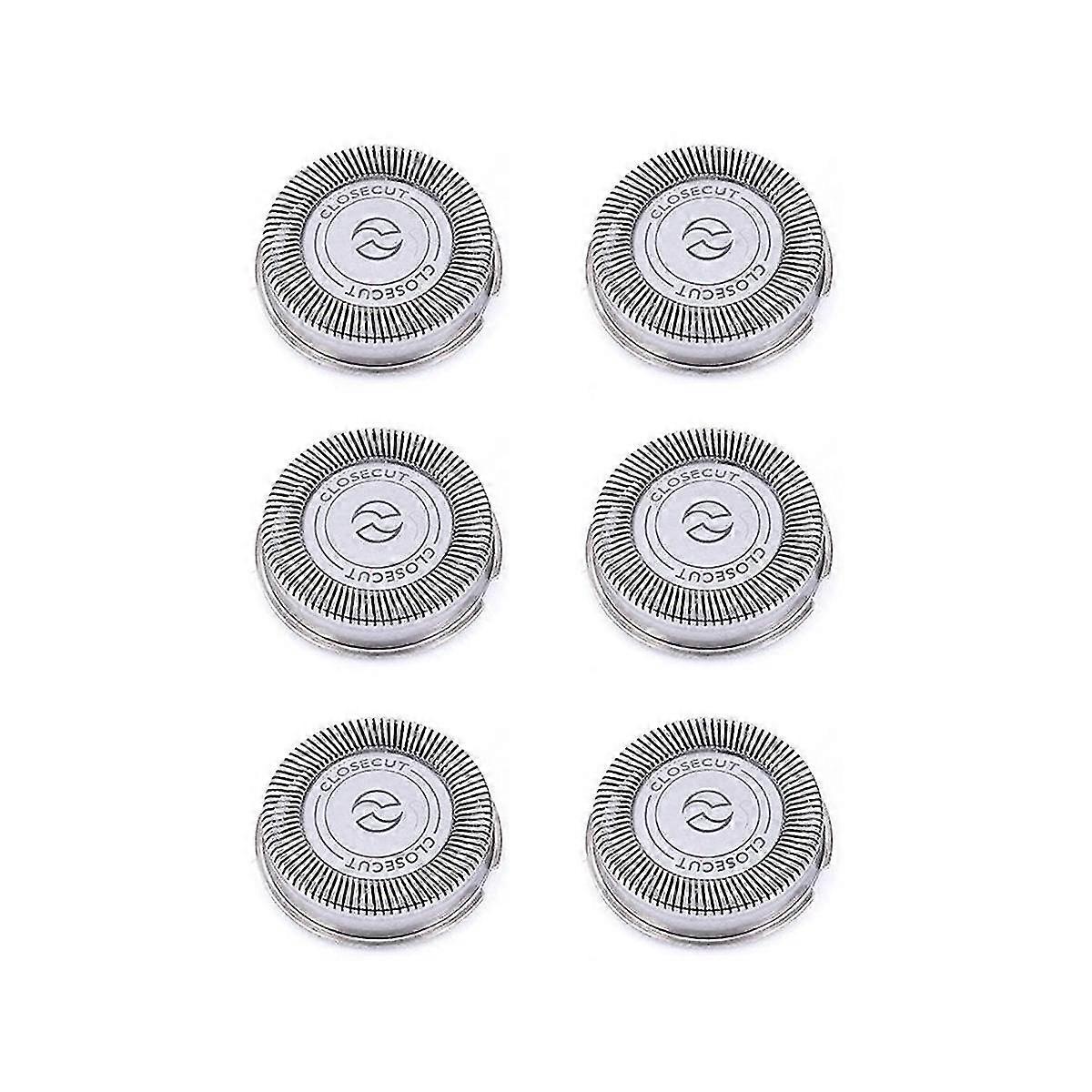 6Pack SH30 Replacement Heads for Series 3000, 2000, 1000 and S738, with Durable Sharp Blades