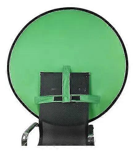 142cm/4.65ft Portable Webcam Background Green Screen Chair For Video Conferencing, Zoom, Skype, Backdrop Video Calls, Chromakey