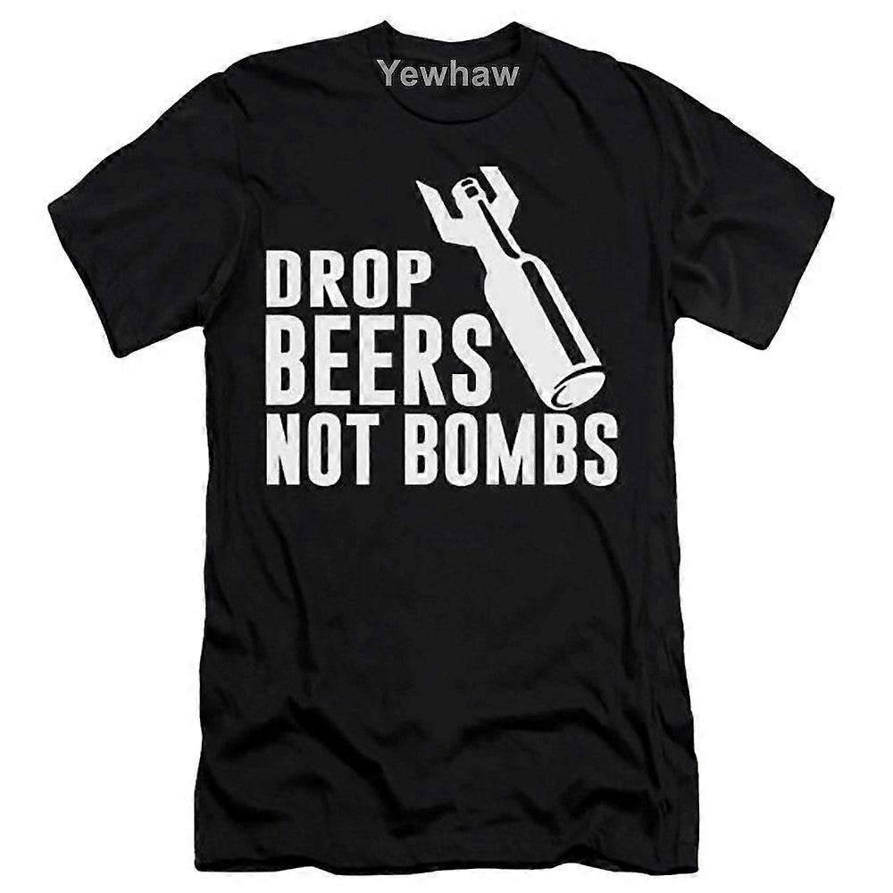 Drop Beers Not Bombs & Funny T-shirt