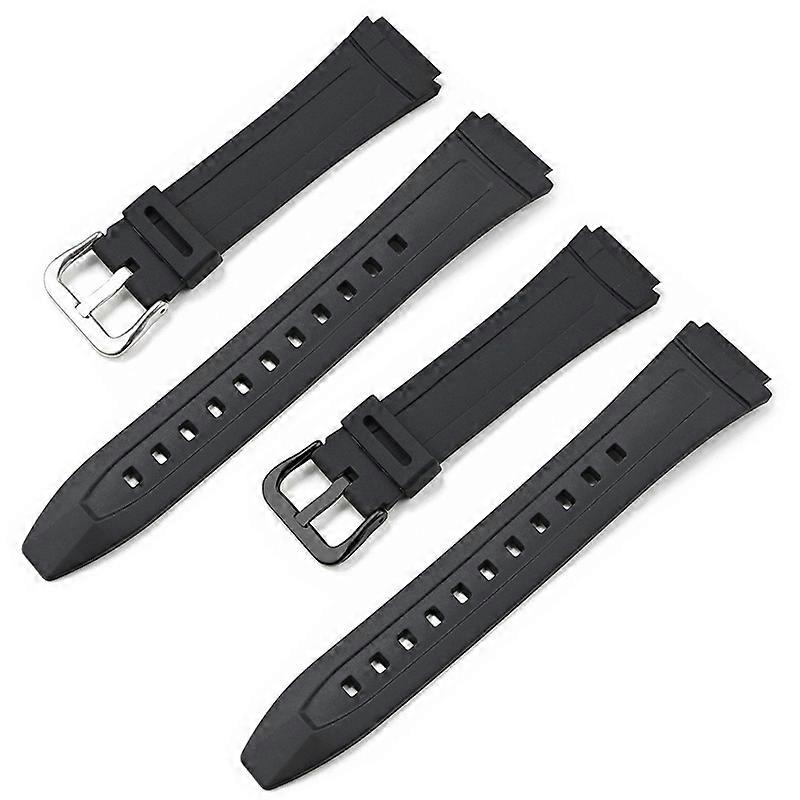 18MM Convex Watch Band Strap Replacement For Casio AW-80V AW-82 Electronic Watch