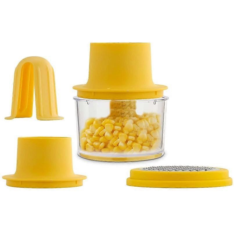 Corn Stripper With Bowl And Safety Handle