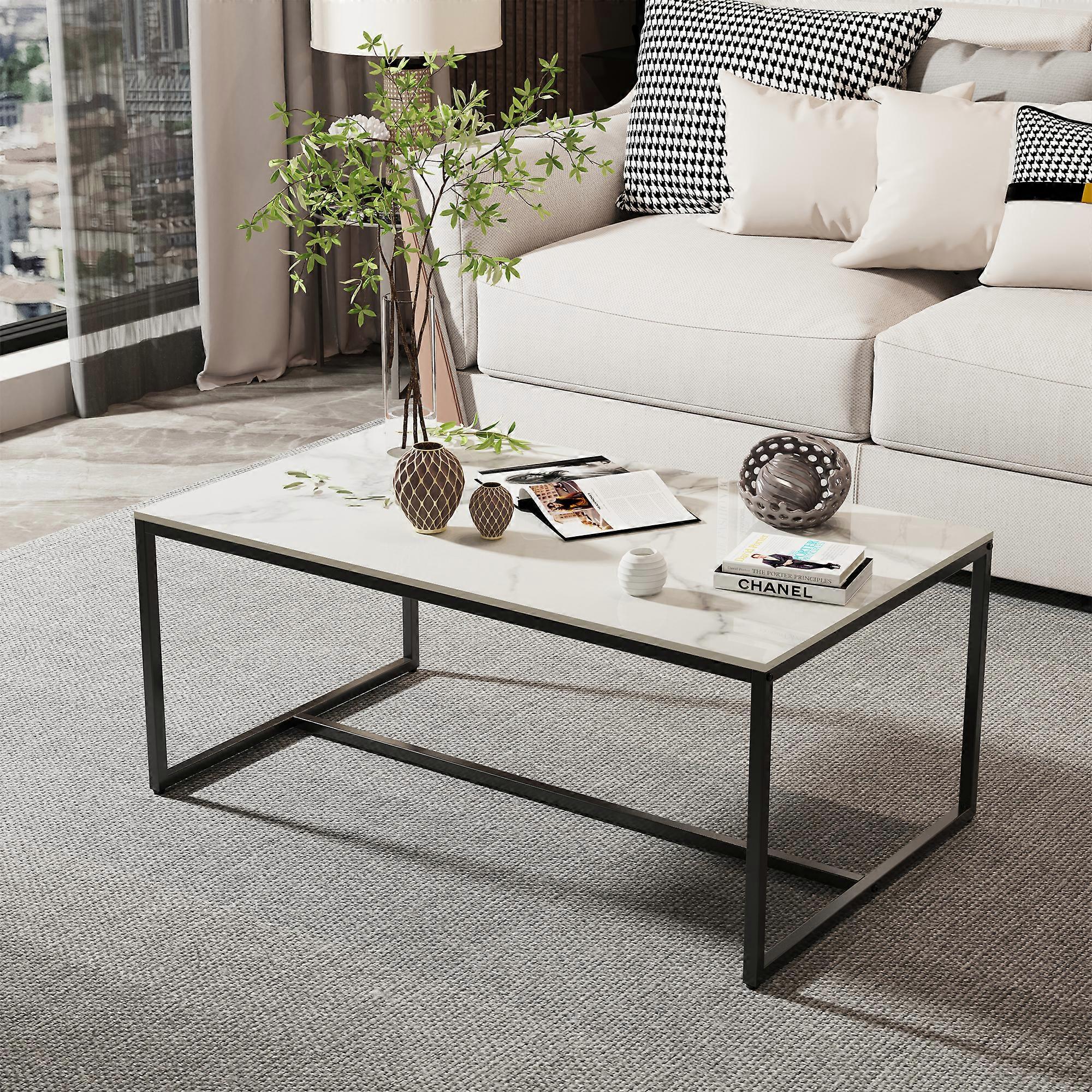 Sintered Stone Top Rectangle Coffee Table