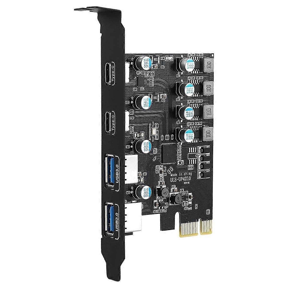 4 Ports PCIE to USB 3.0 Expansion Card PCI Adapter Card for Desktop PC , Support WindowsXP/7/8/10