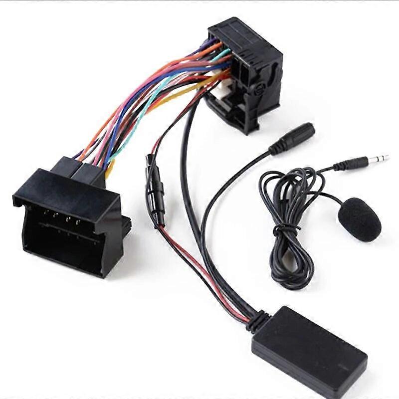 for Car A4 TTs TT A8 R8 A3 Car Bluetooth-compatible 50 Free Call Stereo Music Audio CD Radio Adapter with Mic Receiver D0UC