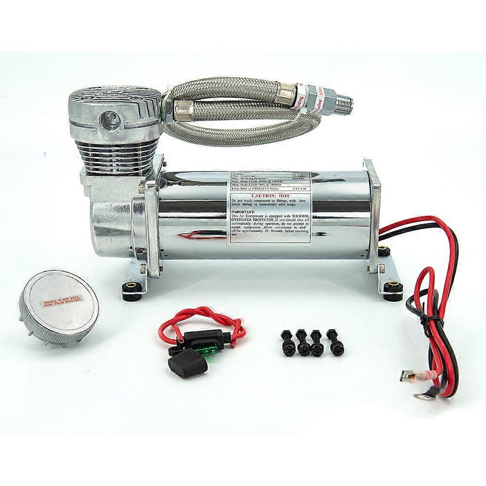 Universel DC 12V 480c MAXPOWER 200 PSI OUTLET 3/8 ou 1/4 voiture Suspension pneumatique Compresseur/Pompe