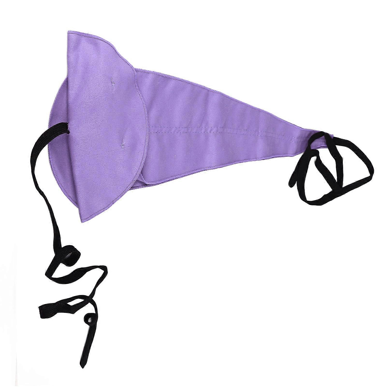 Clarinet Swab Cloth Saxophone Inside Tube Suede Cleaning Strip for Wind Instrument Maintenance Care Purple